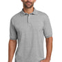 Hanes Mens EcoSmart Short Sleeve Polo Shirt - Light Steel Grey