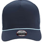 Imperial Hats Mens The Wrightson Moisture Wicking Snapback Hat - Navy Blue/Light Blue