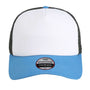 Imperial Hats Mens North Country Snapback Trucker Hat - White/Nassau Blue/Charcoal Grey - Closeout