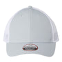 Imperial Hats Mens The Original Sport Mesh Moisture Wicking Snapback Hat - Fog Grey/White