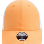Imperial Hats Mens The Original Sport Mesh Moisture Wicking Snapback Hat - Melon Orange/White - Closeout
