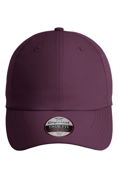 Imperial X210P Mens The Original Performance Hat Aubergine Puprle Flat Front