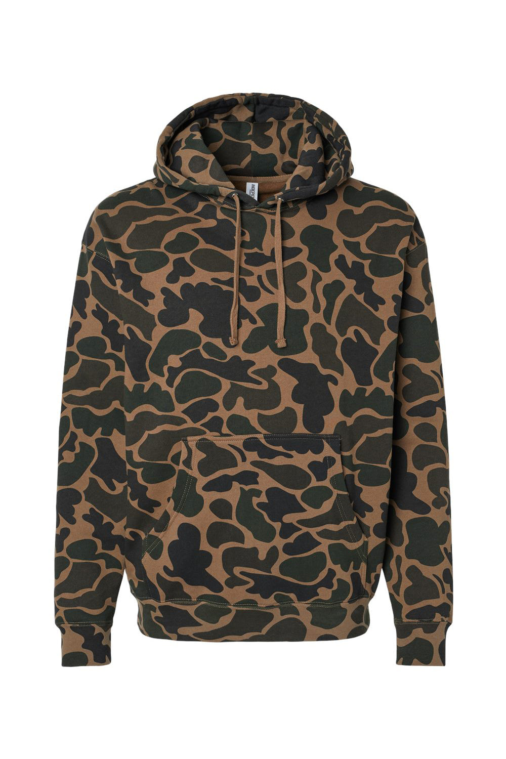 Independent Trading Co. IND4000 Mens Hooded Sweatshirt Hoodie Duck Camo Flat Front