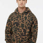 Independent Trading Company Mens Hooded Sweatshirt Hoodie w/ Pouch Pocket - Duck Camo