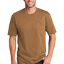 CornerStone Mens Short Sleeve Crewneck T-Shirt w/ Pocket - Duck Brown - Closeout