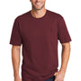 CornerStone Mens Short Sleeve Crewneck T-Shirt w/ Pocket - Maroon - Closeout