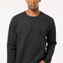 Tultex Mens Fleece Crewneck Sweatshirt - Black