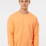 Tultex Mens Fleece Crewneck Sweatshirt - Cantaloupe Orange