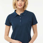 Tultex Womens Sport Short Sleeve Polo Shirt - Navy Blue