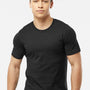 Tultex Mens Premium Short Sleeve Crewneck T-Shirt - Black - Closeout