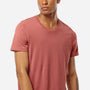 Tultex Mens Premium Short Sleeve Crewneck T-Shirt - Terracotta Red - Closeout