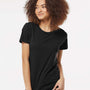 Tultex Womens Premium Short Sleeve Crewneck T-Shirt - Black - NEW