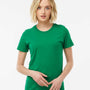 Tultex Womens Premium Short Sleeve Crewneck T-Shirt - Kelly Green - NEW