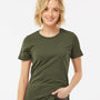 Tultex Womens Premium Short Sleeve Crewneck T-Shirt - Olive Green - NEW