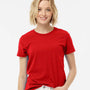 Tultex Womens Premium Short Sleeve Crewneck T-Shirt - Red - NEW