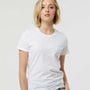 Tultex Womens Premium Short Sleeve Crewneck T-Shirt - White - NEW