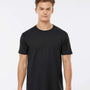 Tultex Mens Fine Jersey Short Sleeve Crewneck T-Shirt - Black - NEW