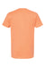 Tultex 202 Mens Fine Jersey Short Sleeve Crewneck T-Shirt Cantaloupe Orange Flat Back