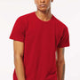 Tultex Mens Fine Jersey Short Sleeve Crewneck T-Shirt - Cardinal Red
