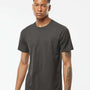 Tultex Mens Fine Jersey Short Sleeve Crewneck T-Shirt - Charcoal Grey - NEW