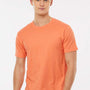 Tultex Mens Fine Jersey Short Sleeve Crewneck T-Shirt - Coral Orange