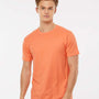 Tultex Mens Fine Jersey Short Sleeve Crewneck T-Shirt - Coral Orange - NEW