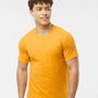 Tultex Mens Fine Jersey Short Sleeve Crewneck T-Shirt - Gold - NEW