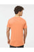 Tultex 202 Mens Fine Jersey Short Sleeve Crewneck T-Shirt Heather Cantaloupe Orange Model Back