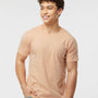 Tultex Mens Fine Jersey Short Sleeve Crewneck T-Shirt - Peach - NEW