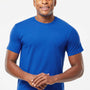 Tultex Mens Fine Jersey Short Sleeve Crewneck T-Shirt - Royal Blue