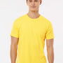 Tultex Mens Fine Jersey Short Sleeve Crewneck T-Shirt - Sunshine Yellow