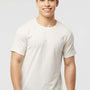 Tultex Mens Fine Jersey Short Sleeve Crewneck T-Shirt - Vintage White