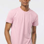 Tultex Mens Fine Jersey Short Sleeve Crewneck T-Shirt - Pink