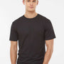 Tultex Mens Premium Short Sleeve Crewneck T-Shirt - Black - Closeout