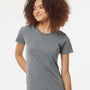 Tultex Womens Premium Short Sleeve Crewneck T-Shirt - Heather Grey - NEW