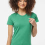 Tultex Womens Premium Short Sleeve Crewneck T-Shirt - Heather Kelly Green
