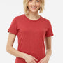 Tultex Womens Premium Short Sleeve Crewneck T-Shirt - Heather Red