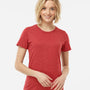 Tultex Womens Premium Short Sleeve Crewneck T-Shirt - Heather Red - NEW