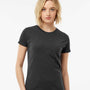 Tultex Womens Fine Jersey Slim Fit Short Sleeve Crewneck T-Shirt - Coal Grey - NEW