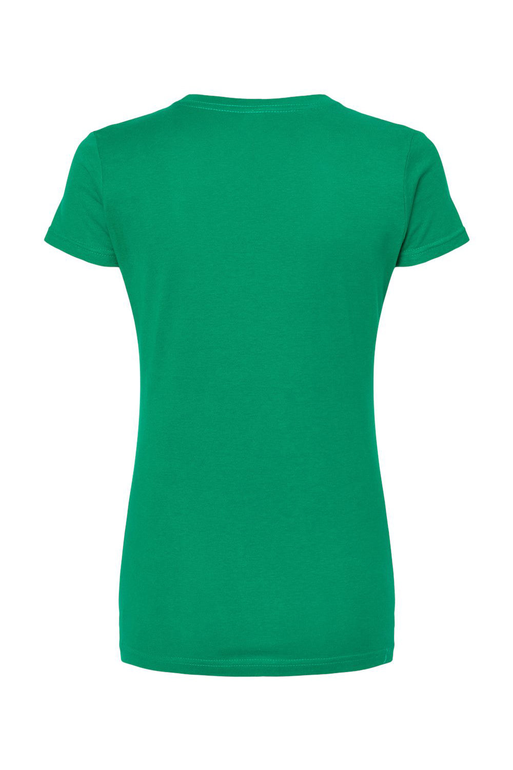 Tultex 213 Womens Fine Jersey Slim Fit Short Sleeve Crewneck T-Shirt Kelly Green Flat Back