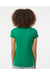 Tultex 213 Womens Fine Jersey Slim Fit Short Sleeve Crewneck T-Shirt Kelly Green Model Back