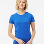 Tultex Womens Fine Jersey Slim Fit Short Sleeve Crewneck T-Shirt - Royal Blue - NEW