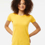 Tultex Womens Fine Jersey Slim Fit Short Sleeve Crewneck T-Shirt - Sunshine Yellow - NEW