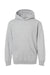 Tultex 320Y Youth Hooded Sweatshirt Hoodie Heather Grey Flat Front