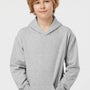 Tultex Youth Hooded Sweatshirt Hoodie w/ Pouch Pocket - Heather Grey