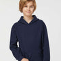 Tultex Youth Hooded Sweatshirt Hoodie - Navy Blue - NEW