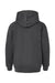 Tultex 320Y Youth Hooded Sweatshirt Hoodie Heather Charcoal Grey Flat Back