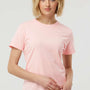 Tultex Womens Fine Jersey Classic Fit Short Sleeve Crewneck T-Shirt - Pink