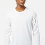 Tultex Mens Premium Long Sleeve Crewneck T-Shirt - White