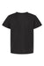 Tultex 235 Youth Fine Jersey Short Sleeve Crewneck T-Shirt Black Flat Front